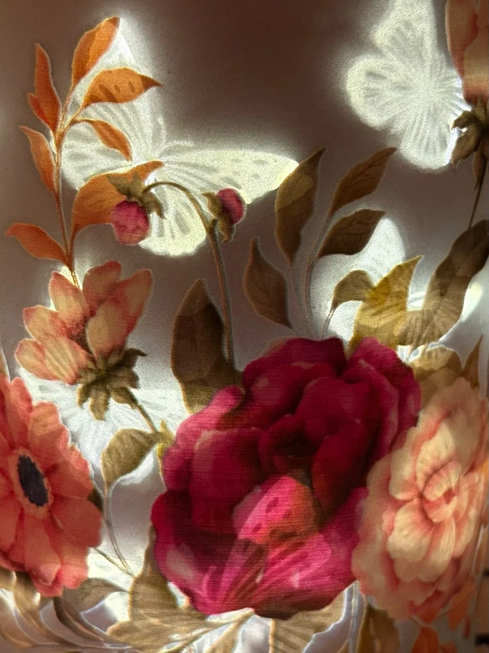 Floral Glass Luminary Deoor